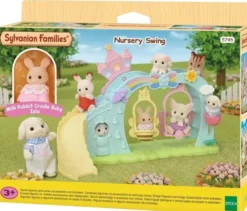 Sylvanian families keinu ja liukumäki