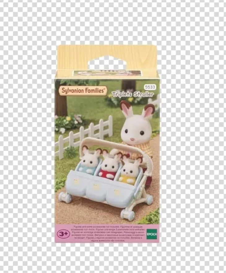 Sylvanian families kolmosten rattaat