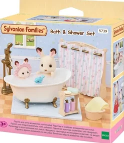 Sylvanian families kylpy ja suihku setti