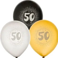 Syntymäpäiväilmapallot numero 40 6kpl