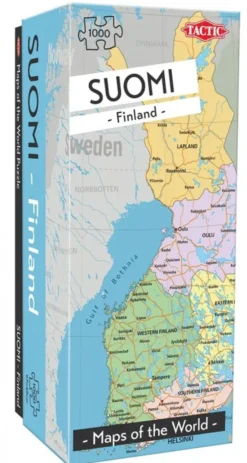 Tactic maps of the world suomi 1000p