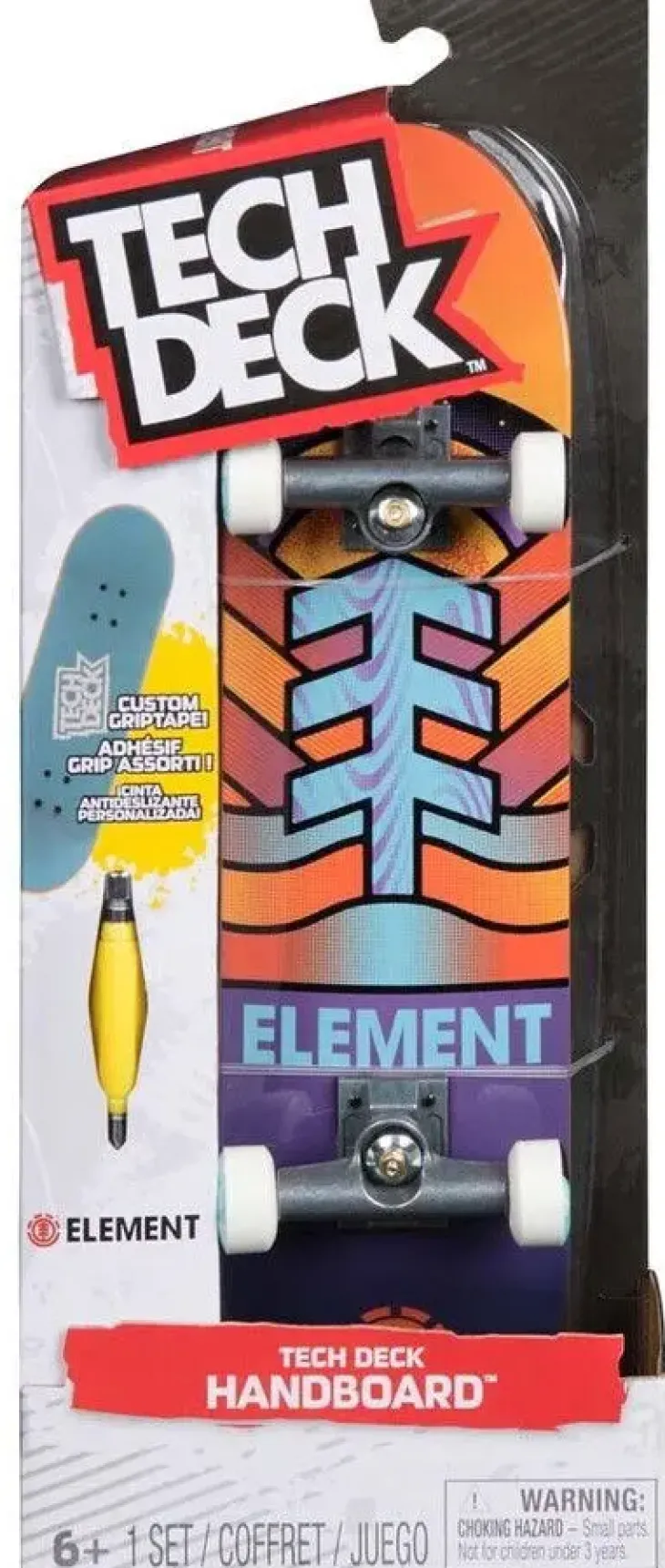 Tech deck handboard element