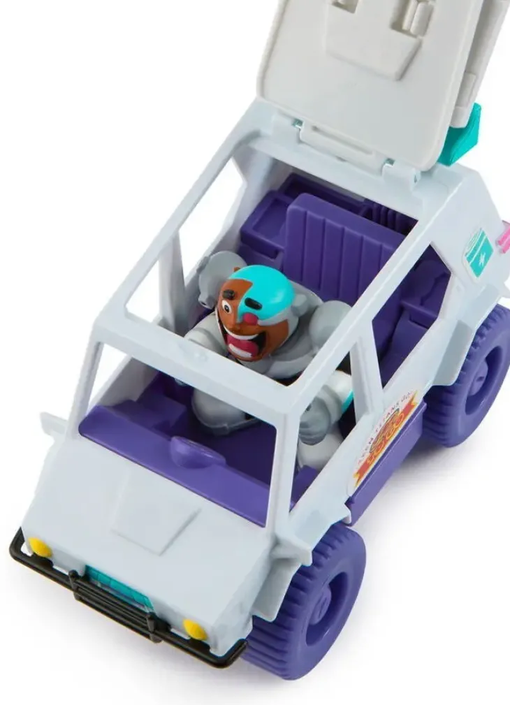 Teen titans go! pizza-auto ja hahmo