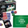 Texas hold´em pokerisetti metallirasia