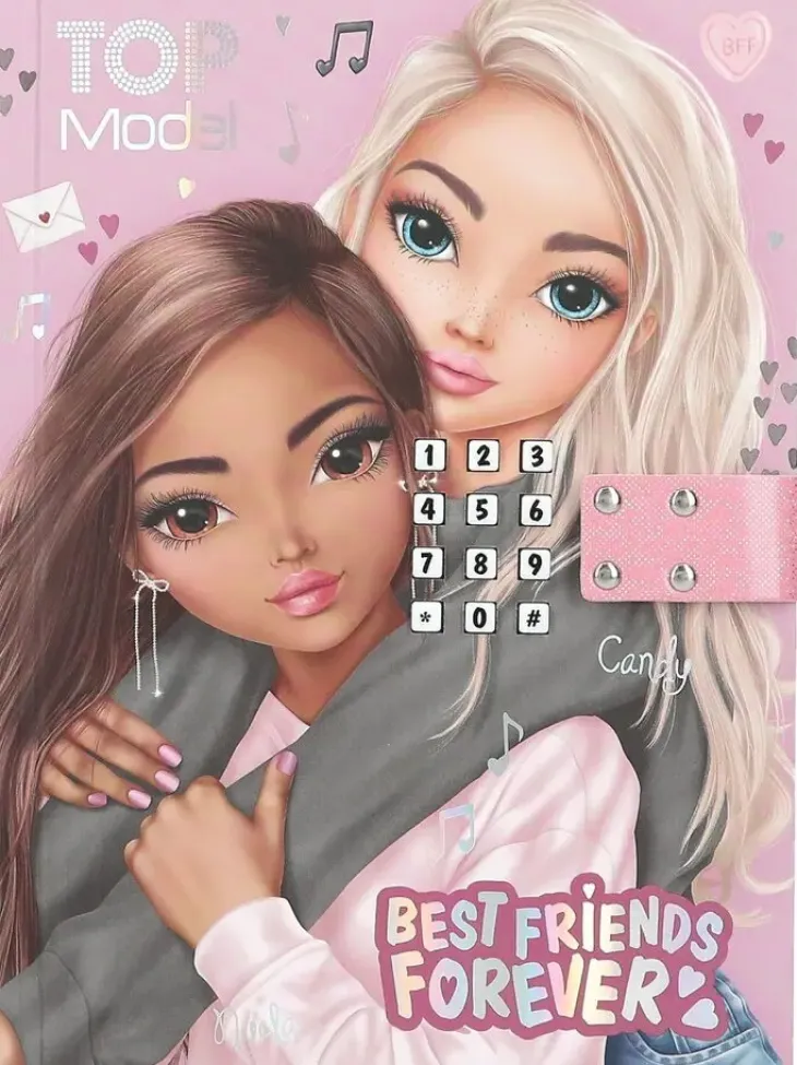 Top model best friends koodi päiväkirja