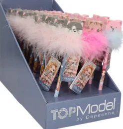 Topmodel lyijykynä ja pyyhekumi kissa