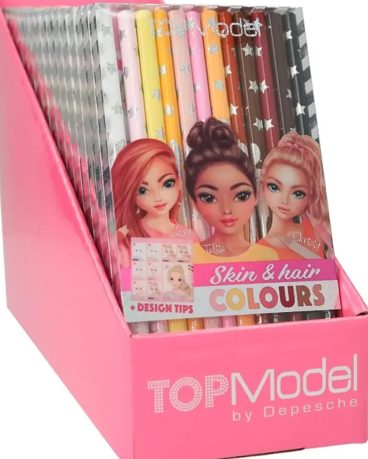 Topmodel puuvärikynät iho & hiukset