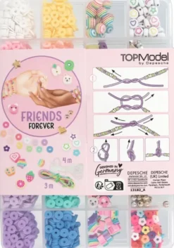 Topmodel tee-se-itse helmirannekorut
