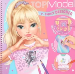 Topmodel t-paita suunnittelukirja