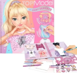 Topmodel t-paita suunnittelukirja
