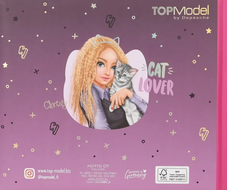 Topmodel ystäväkirja rebel