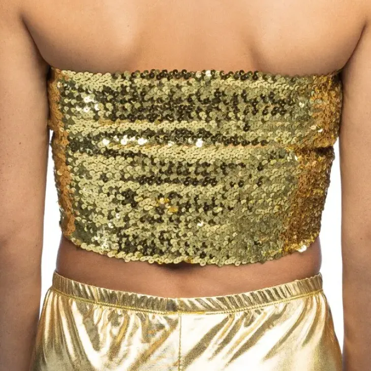 Toppi kimalteleva kulta m/l stretch