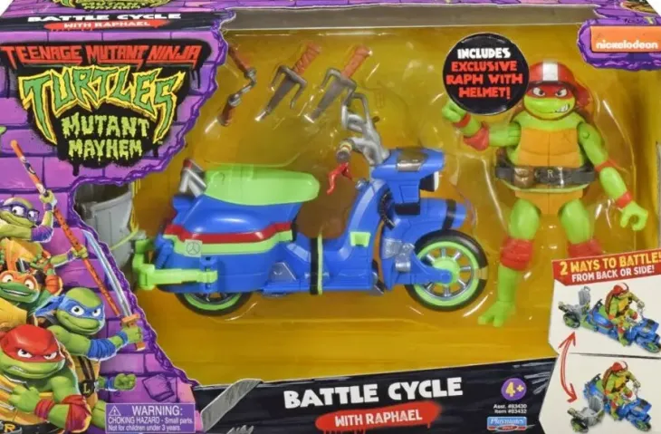 Turtles ninja moottoripyörä raphael