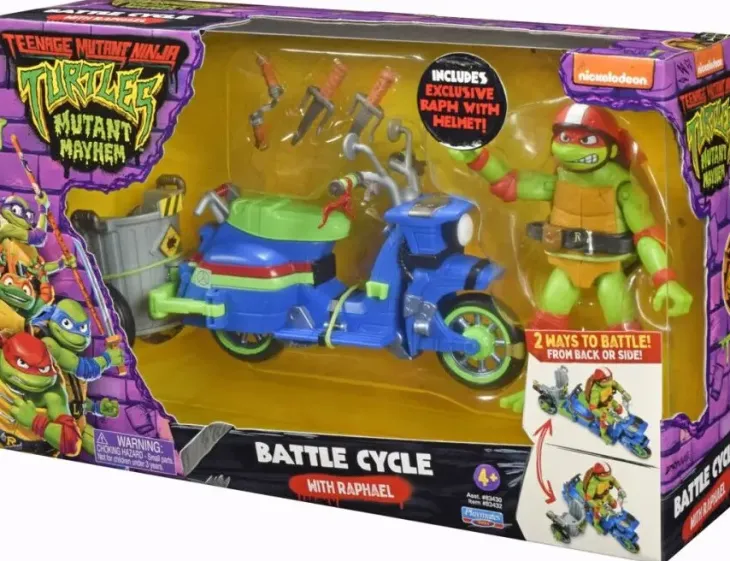 Turtles ninja moottoripyörä raphael