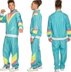 Tuulipuku retro mies neon xxl