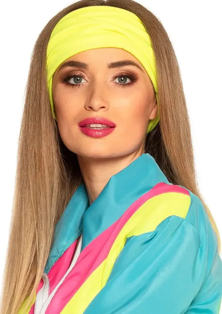 Tuulipuku retro nainen neon l