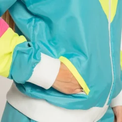Tuulipuku retro nainen neon l