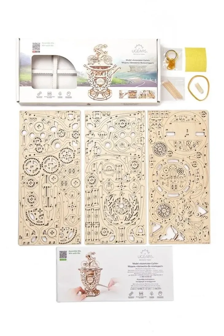 Ugears automaton cyclist