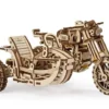 Ugears scrambler ugr-10 with sidecar
