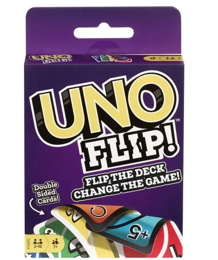 Uno flip pelikortit