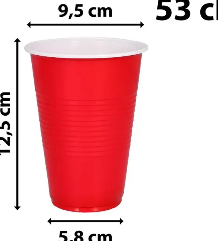 Uudelleen käytettävät partymukit 40kpl