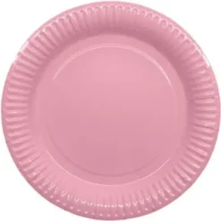 Vaaleanpunainen lautanen 23 cm 8 kpl