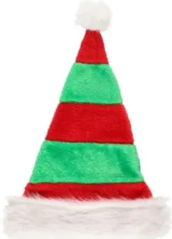 Winteria tonttulakki raidallinen punaine