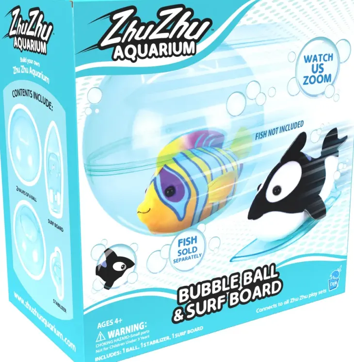 Zhu zhu fish ball/surfboard