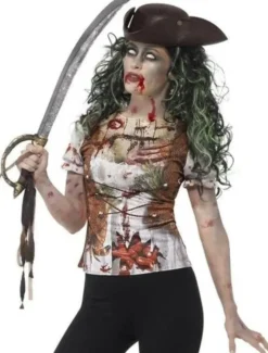 Zombie merirosvo t-paita m
